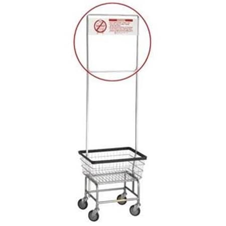 R&B Wire Products R & B Wire 908 One Piece Rack Extender with Sign for 58 Rack 908